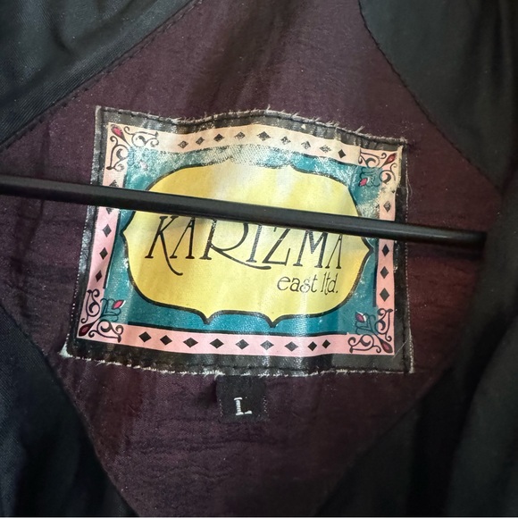 VINTAGE | Karizma East ltd. | 80s mulitcolored snow ski bomber wool jacket | L - Picture 16 of 16